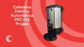 Cafeteira elétrica automática inox 4 litros PRC-04 127V - Progás