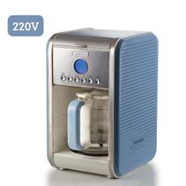 Cafeteira Elétrica Azul Ariete Vintage Programável com Filtro Voltagem:220v Cafeteira Elétrica Azul Ariete Vintage Programável com Filtro Voltagem:220v