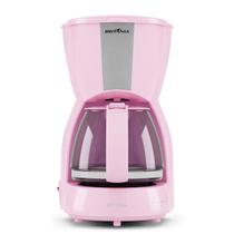 Cafeteira Elétrica Britânia BCF15 Inox Rosa 15 Xícaras Café Quentinho 550W 110v