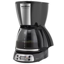 Cafeteira Eletrica Britania Digital Inox CP38 - 800W - Ate 38 Xicaras - 220V - Preto