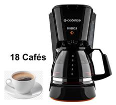 Cafeteira Eletrica Cadence Desperta Contrast 18 Cafes Preta 127V - CAF338