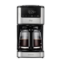 Cafeteira Elétrica Digital WAP WCD1500 1,5L com Timer Programável 900W de Potência cor Inox e Preto 127V