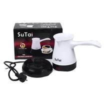 Cafeteira Elétrica Espresso Estilo Europeu Turco Branco 600W 110V Cafeteira Elétrica Espresso Estilo Europeu Turco Branco 600W 110V