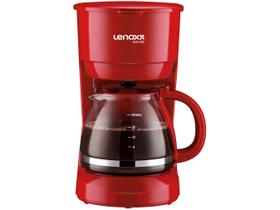 Cafeteira Elétrica Lenoxx Easy Red PCA019 - 18 Cafés Vermelha