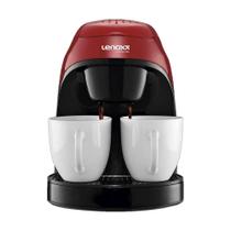 Cafeteira Elétrica Lenoxx Red Coffee PCA031 Vermelha 2 Xícaras - 220V