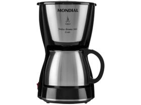 Cafeteira Elétrica Mondial Dolce Arome Preto/Inox 550W 220V - C-34 JI 15X