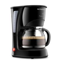 Cafeteira Elétrica Mondial Pratic 20 Xícaras, 600W, Jarra de Vidro, Filtro Permanente, Corta Pingos e Base Com Aquecimento