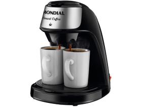 Cafeteira Elétrica Mondial Smart Coffe Preto/Inox 500W 220V - C-42-2X-BI