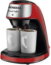 Cafeteira Elétrica Mondial Smart Coffe Vermelha e Inox C-42-2X-RI - 220V Volts