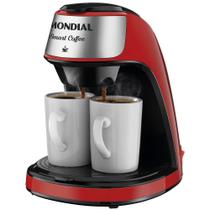 Cafeteira Elétrica Mondial Smart Coffe Vermelha E Inox C-42