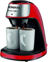 Cafeteira Elétrica Mondial Smart Coffee 2 Xícaras Vermelho 110v