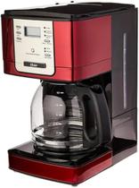 Cafeteira Elétrica Oster Flavor Vermelha Programável com Potência de 900W e reservatório de 1,5 Litros 220v Cafeteira Elétrica Oster Flavor Vermelha Programável com Potência de 900W e reservatório de 1,5 Litros 220v