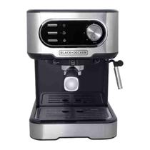 Cafeteira Espresso Gourmand Gris 220V Black + Decker Cafeteira Espresso Gourmand Gris 220V Black + Decker