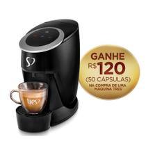 Cafeteira Espresso Touch Preta Automática - TRES 3 Corações