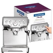 Cafeteira Espresso Tramontina by Breville Express Inox 1,8L 220V PID 15 Bar Reservatório Removível Bico Vapor Cafeteira Espresso Tramontina by Breville Express Inox 1,8L 220V PID 15 Bar Reservatório Removível Bico Vapor