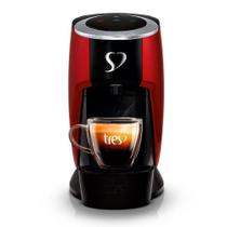 Cafeteira Espresso TRES 3 Corações Touch Automática Vermelho - Tres Coracoes