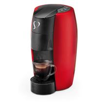 Cafeteira Espresso Três, Passione, 220V, 3 Corações LOV Vermelha