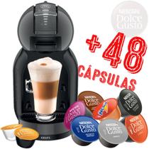 Cafeteira Expresso Arno Dolce Gusto Mini Me Antracite 220V +48 cápsulas