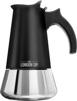 Cafeteira Expresso de Fogão London Sip Moka Pot 6 Xícaras - Aço Inox