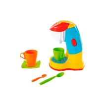 Cafeteira Expresso Infantil Colorida 13 Peças - Maral