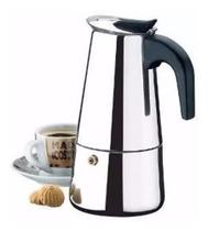 Cafeteira Expresso Italiana 4 Xícaras 200ML Aço Inox