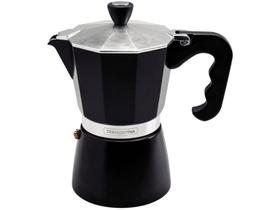 Cafeteira Expresso Italiana Tramontina em Alumínio Preto com Cabo em Nylon 320 ml