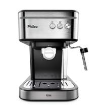 Cafeteira Expresso Philco PCF04A 1,2L Pressão de 20 Bar, Aço Inox Com Saída de Vapor, Filtro Removív Cafeteira Expresso Philco PCF04A 1,2L Pressão de 20 Bar, Aço Inox Com Saída de Vapor, Filtro Removív