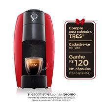 Cafeteira Expresso Três 3 Corações Lov - Vermelho, 110V Cafeteira Expresso Três 3 Corações Lov - Vermelho, 110V