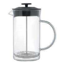 Cafeteira Francesa 600 ml em Vidro e Tampa de Plástico Preta Lyor Cafeteira Francesa 600 ml em Vidro e Tampa de Plástico Preta Lyor