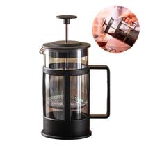 Cafeteira francesa cremeira em vidro 350ml cor preto