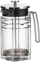 Cafeteira Francesa em Vidro e Aço Inox Oxford Prateada 1L R