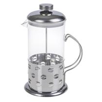 Cafeteira francesa premium inox 600ml com prensa chaleira de vidro Cafeteira francesa premium inox 600ml com prensa chaleira de vidro