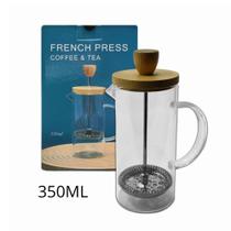 Cafeteira Francesa Prensa Vidro Bambu Premium French Press - Apex