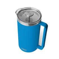 Cafeteira Francesa YETI Rambler 1,9L - Azul Big Wave