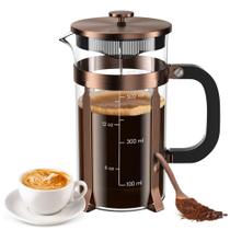 Cafeteira French Press BeanNest 600ml em aço inoxidável