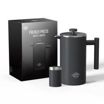 Cafeteira French Press CrossCreek 34 oz/1L de aço inoxidável Cafeteira French Press CrossCreek 34 oz/1L de aço inoxidável