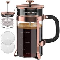 Cafeteira French Press QUQIYSO 1000ml - Aço Inoxidável 304