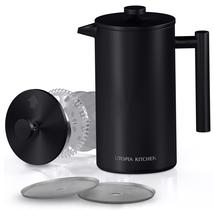 Cafeteira French Press Utopia Kitchen 1L com 2 filtros