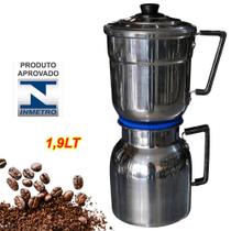 Cafeteira Grande 1,9lt Alumínio Polida (produto certificado INMETRO)