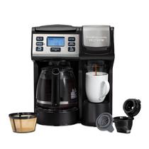 Cafeteira Hamilton Beach FlexBrew Trio 2 em 1 - 12 xícaras - Preta