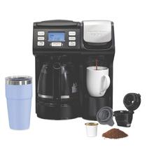 Cafeteira Hamilton Beach FlexBrew Trio 2 em 1 - 12 xícaras - Preta