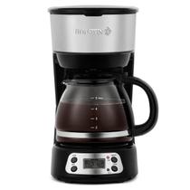 Cafeteira Holstein Housewares, 5 xícaras, programável, preta