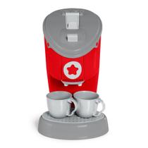 Cafeteira Imaginativa Com Som E Luz Vermelha/cinza - Ta Te Ti Cafeteira Imaginativa Com Som E Luz Vermelha/cinza - Ta Te Ti