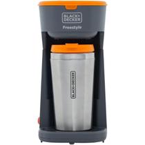 Cafeteira individual freestyle com Copo Térmico 600w 400ml Portátil Black&Decker CM01 Cafeteira individual freestyle com Copo Térmico 600w 400ml Portátil Black&Decker CM01