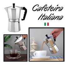 Cafeteira Italiana 3 Xícaras Original Café coado Sem filtro