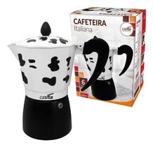 Cafeteira Italiana 300ml Alumínio Esmaltado Vaquinha Casita Cafeteira Italiana 300ml Alumínio Esmaltado Vaquinha Casita