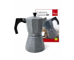 Cafeteira Italiana 6 Xícaras 300ml Alumínio Expresso Café Forte e Aromático, Prática e Durável para Fogão Cafeteira Italiana 6 Xícaras 300ml Alumínio Expresso Café Forte e Aromático, Prática e Durável para Fogão