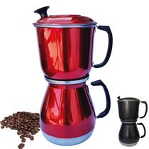 Cafeteira Italiana a Vapor Manual 1,6 Litros Alumínio Extra Cafeteira Brasileira Econômica Prática