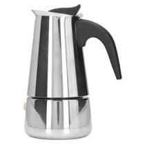 Cafeteira Italiana Aço Inox Premium 100ml Prepare 2 Xícaras de Café Expresso com Sabor Intenso