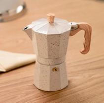 Cafeteira Italiana Aluminio 6 Xicaras 300ml Vanilla Cafeteira Italiana Aluminio 6 Xicaras 300ml Vanilla